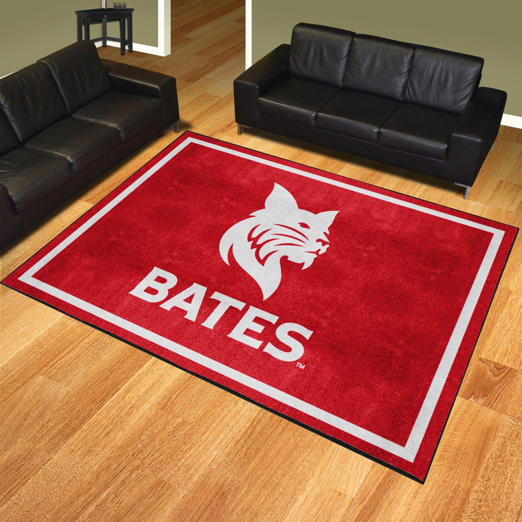 Bates College Bobcats 8ft. x 10 ft. Plush Area Rug - Bates College