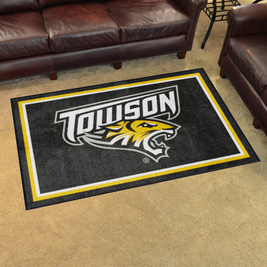 Towson Tigers 4ft. x 6ft. Plush Area Rug