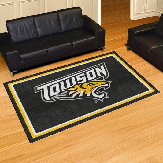 Towson Tigers 5ft. x 8 ft. Plush Area Rug