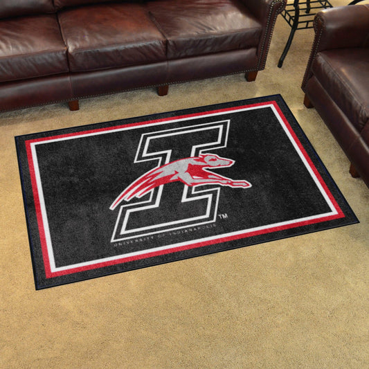 Indianapolis Greyhounds 4ft. x 6ft. Plush Area Rug - Indianapolis