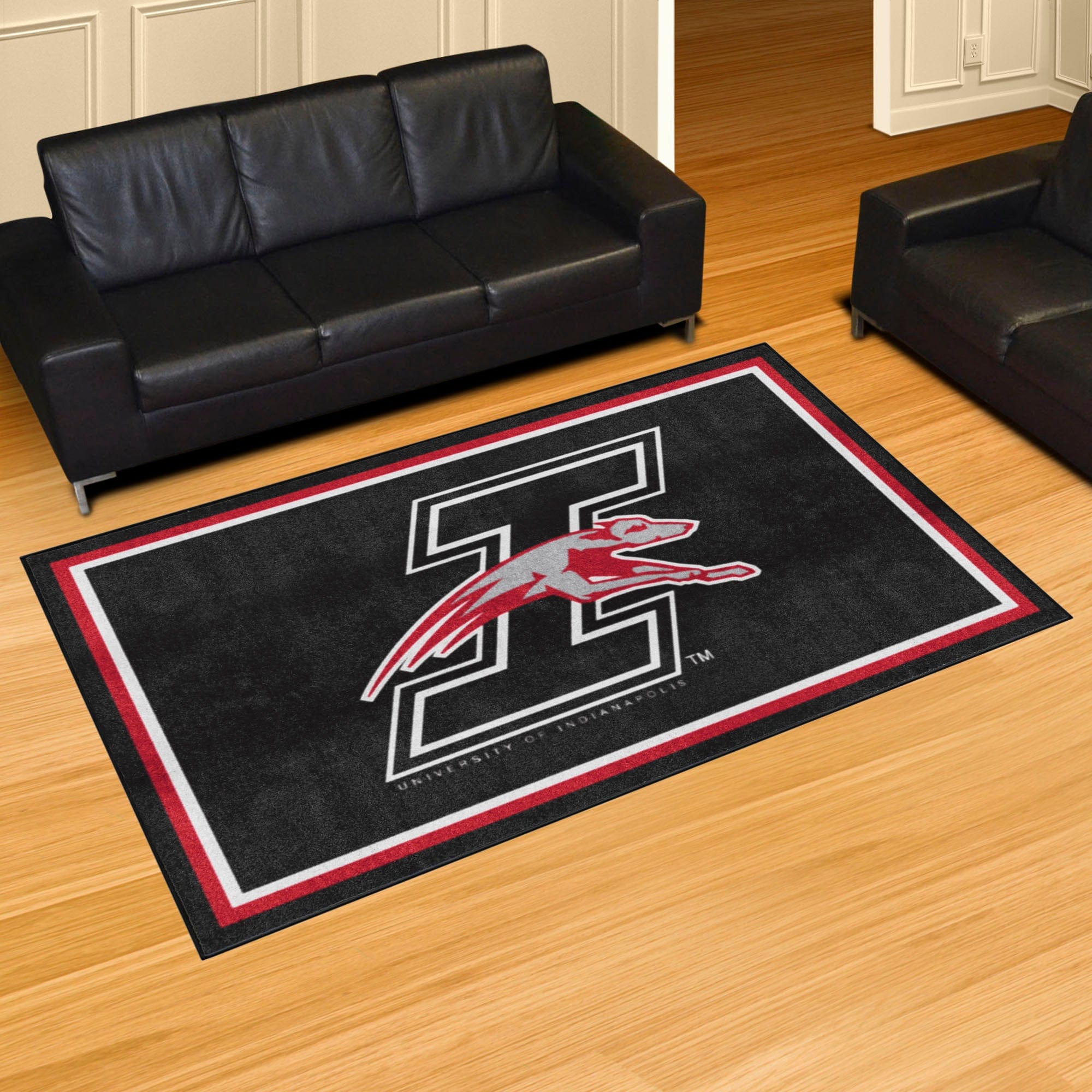 Indianapolis Greyhounds 5ft. x 8 ft. Plush Area Rug - Indianapolis