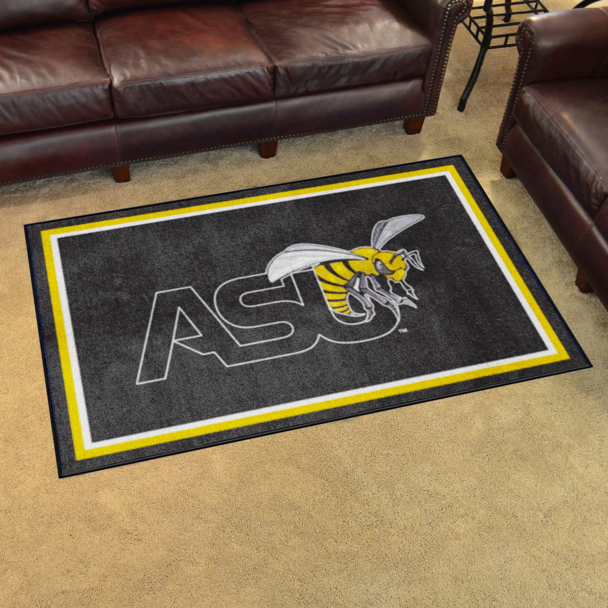 Alabama State Hornets 4ft. x 6ft. Plush Area Rug - Alabama State