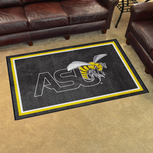 Alabama State Hornets 4ft. x 6ft. Plush Area Rug - Alabama State
