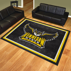 Kennesaw State Owls 8ft. x 10 ft. Plush Area Rug - Kennesaw State