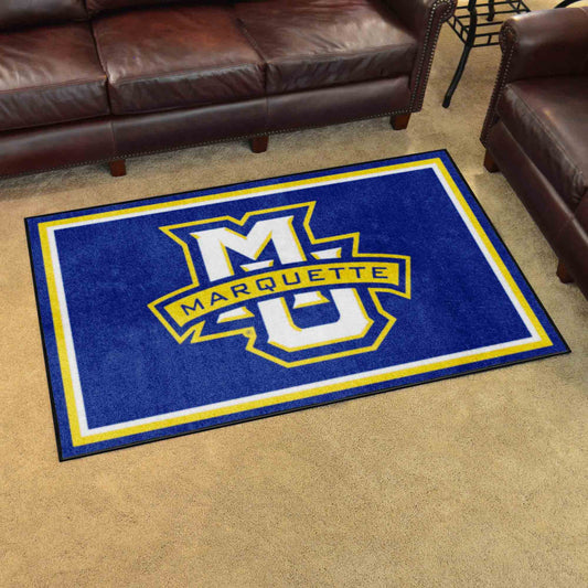 Marquette Golden Eagles 4ft. x 6ft. Plush Area Rug - Marquette