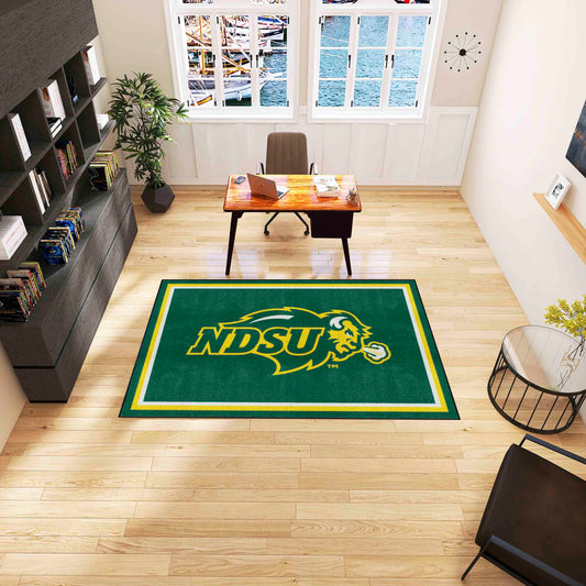 North Dakota State Bison 5ft. x 8 ft. Plush Area Rug - North Dakota State