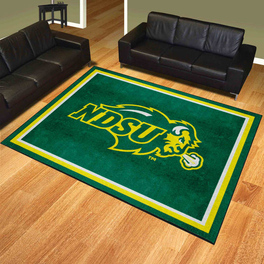North Dakota State Bison 8ft. x 10 ft. Plush Area Rug - North Dakota State