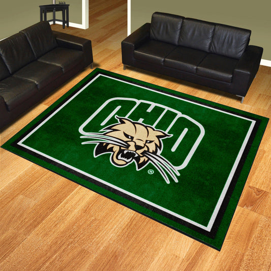 Ohio Bobcats 8ft. x 10 ft. Plush Area Rug - Ohio