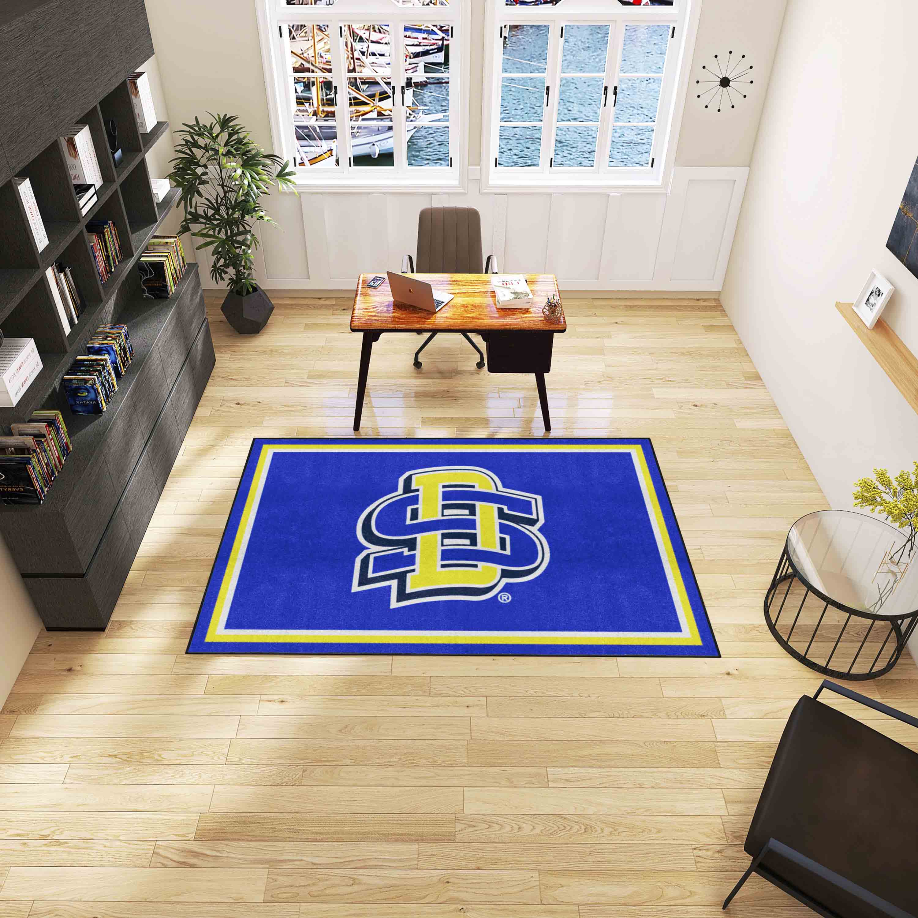 South Dakota State Jackrabbits 5ft. x 8 ft. Plush Area Rug