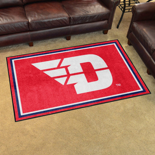 Dayton Flyers 4ft. x 6ft. Plush Area Rug - Dayton