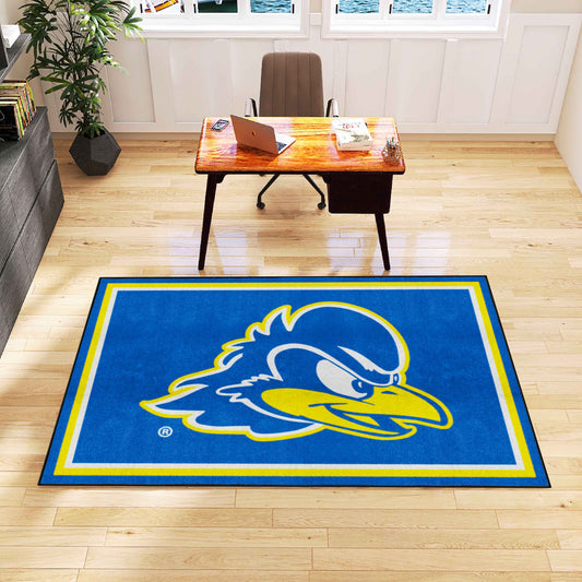 Delaware Blue Hens 5ft. x 8 ft. Plush Area Rug - Delaware