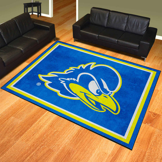 Delaware Blue Hens 8ft. x 10 ft. Plush Area Rug - Delaware