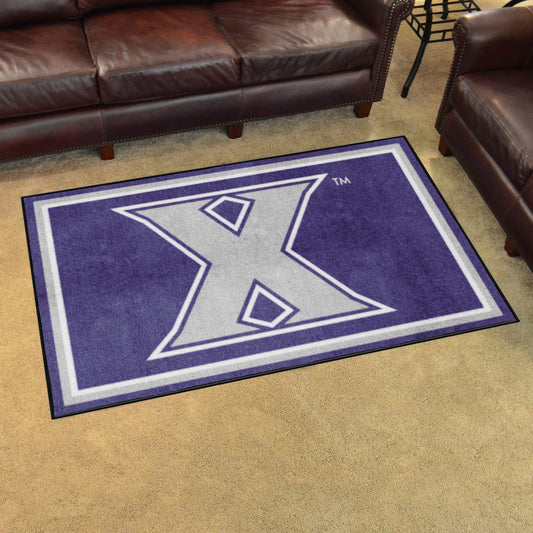 Xavier Musketeers 4ft. x 6ft. Plush Area Rug