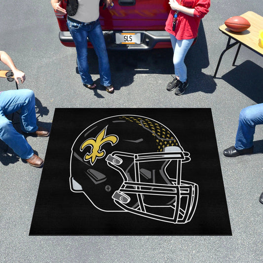 New Orleans Saints Tailgater Rug - 5ft. x 6ft. - Retro Collection - New Orleans Saints