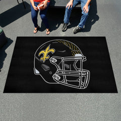 New Orleans Saints Ulti-Mat Rug - 5ft. x 8ft. - Retro Collection - New Orleans Saints