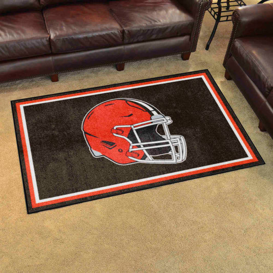 Cleveland Browns 4ft. x 6ft. Plush Area Rug - Cleveland Browns