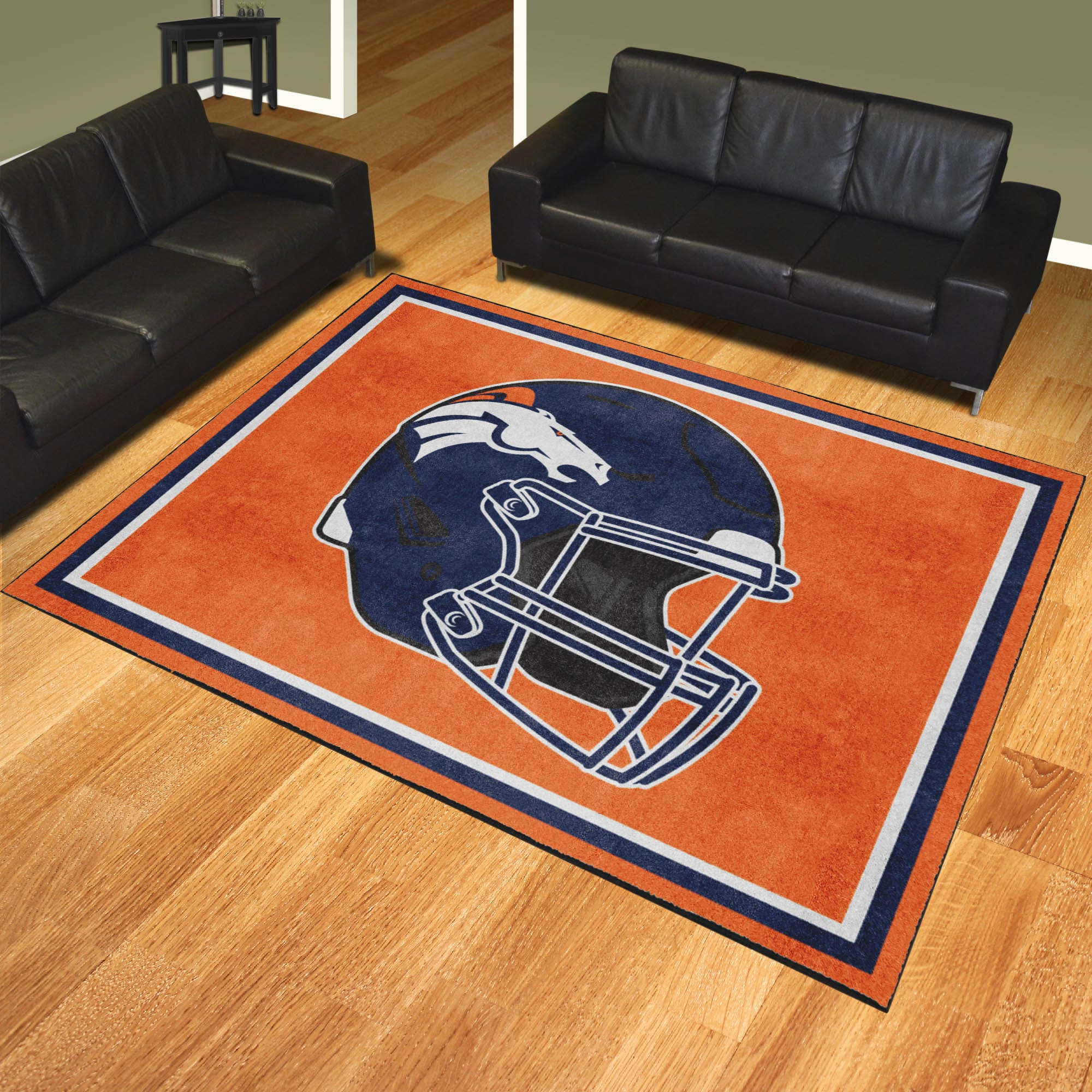 Denver Broncos 8ft. x 10 ft. Plush Area Rug - Denver Broncos