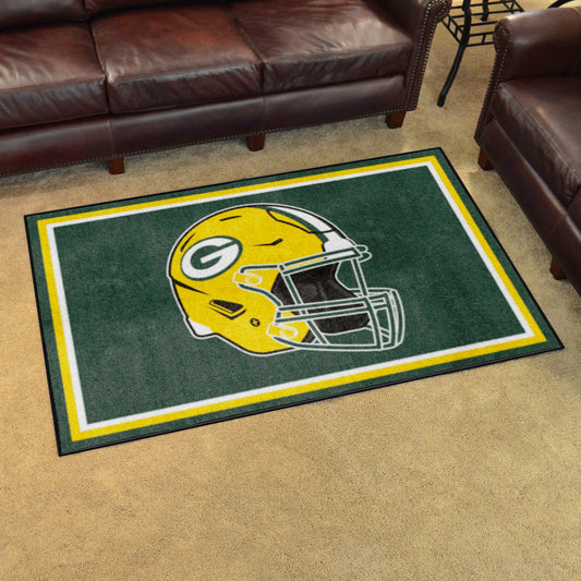 Green Bay Packers 4ft. x 6ft. Plush Area Rug - Green Bay Packers