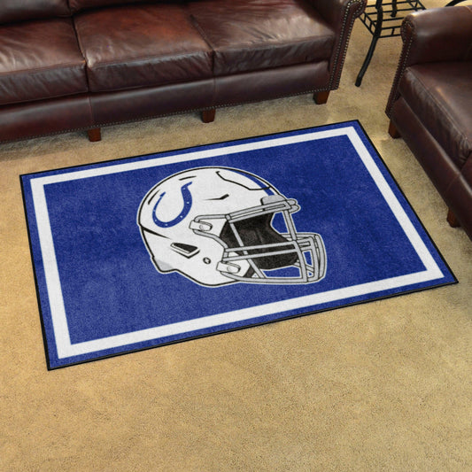Indianapolis Colts 4ft. x 6ft. Plush Area Rug - Indianapolis Colts