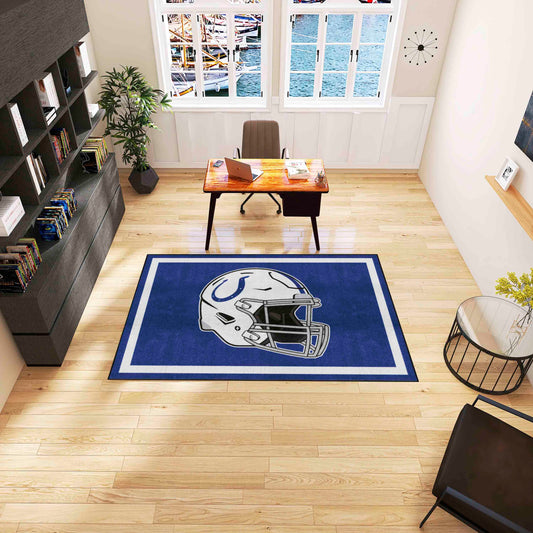 Indianapolis Colts 5ft. x 8 ft. Plush Area Rug - Indianapolis Colts