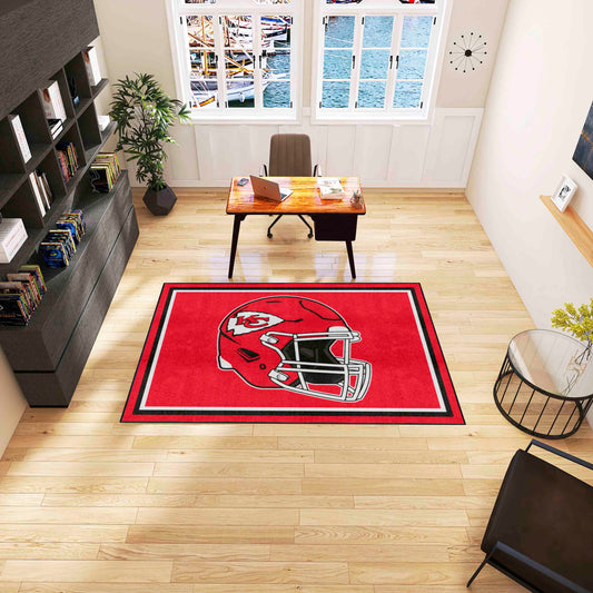 Kansas City Chiefs 5ft. x 8 ft. Plush Area Rug - Kansas City Chiefs