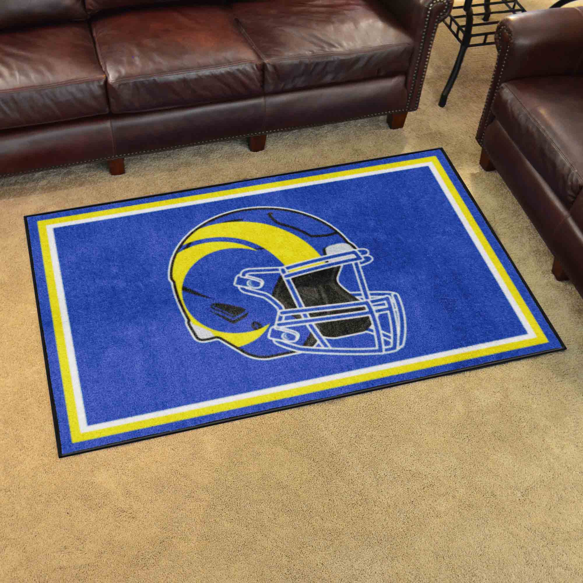 Los Angeles Rams 4ft. x 6ft. Plush Area Rug - Los Angeles Rams