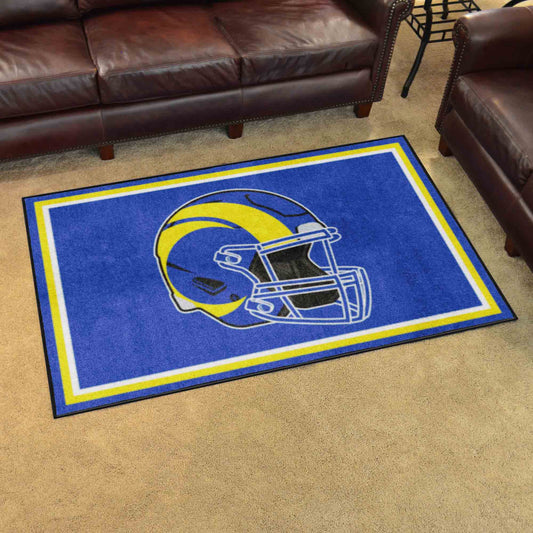 Los Angeles Rams 4ft. x 6ft. Plush Area Rug - Los Angeles Rams