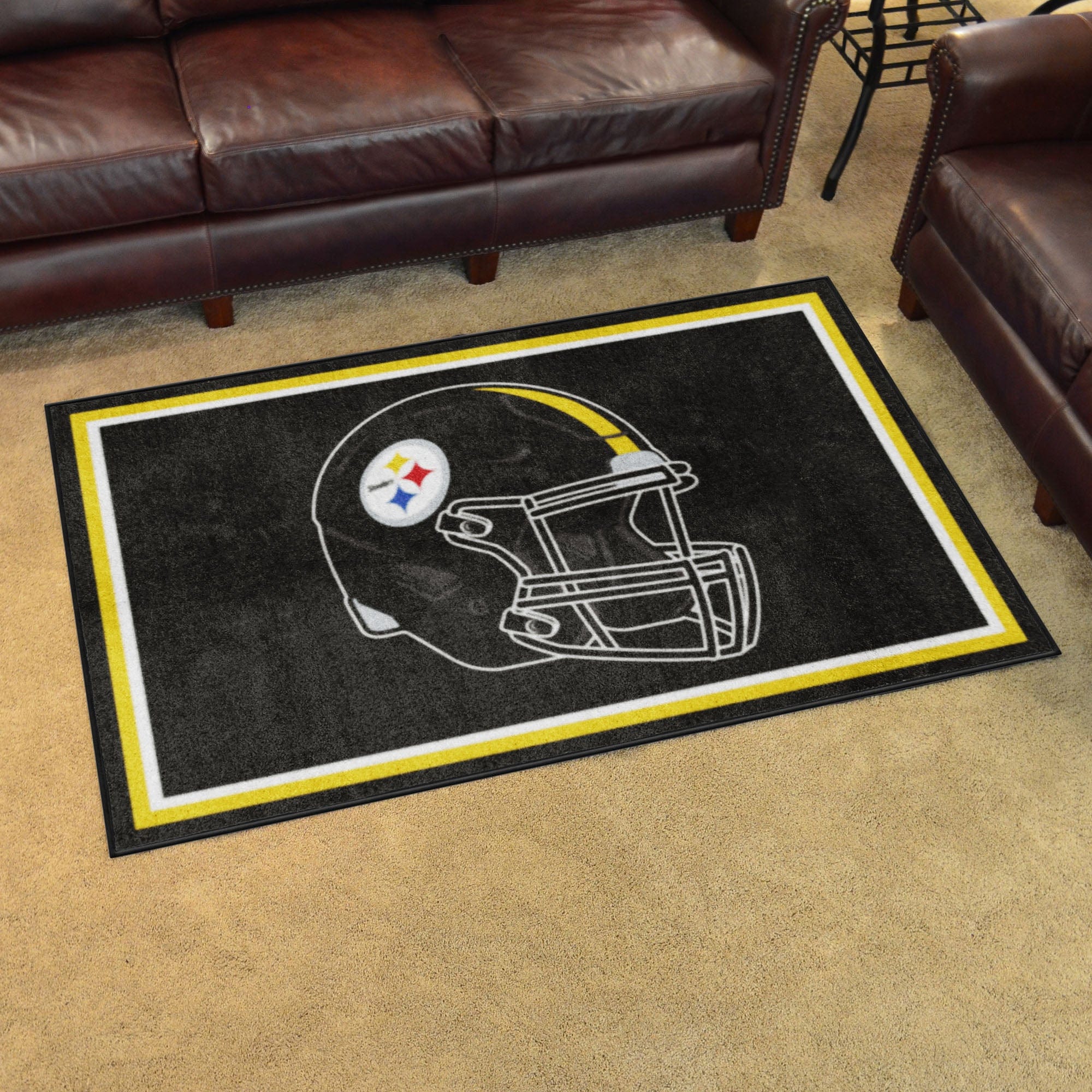 Pittsburgh Steelers 4ft. x 6ft. Plush Area Rug - Pittsburgh Steelers