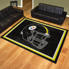 Pittsburgh Steelers 8ft. x 10 ft. Plush Area Rug - Pittsburgh Steelers
