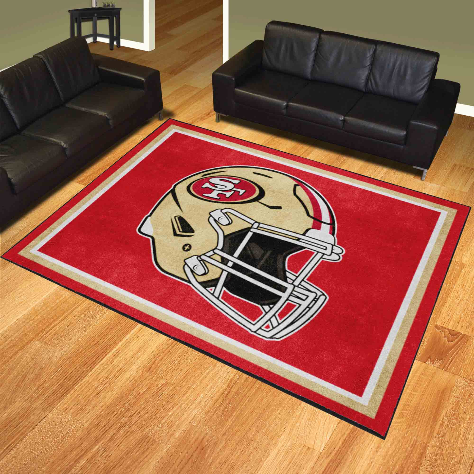 San Francisco 49ers 8ft. x 10 ft. Plush Area Rug - San Francisco 49ers