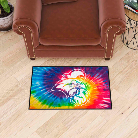 Coastal Carolina Chanticleers Tie Dye Starter Mat Accent Rug - 19in. x 30in. - Coastal Carolina