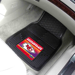 Kansas City Chiefs Super Bowl LVII 2-pc Vinyl Car Mat Set - Kansas City Chiefs