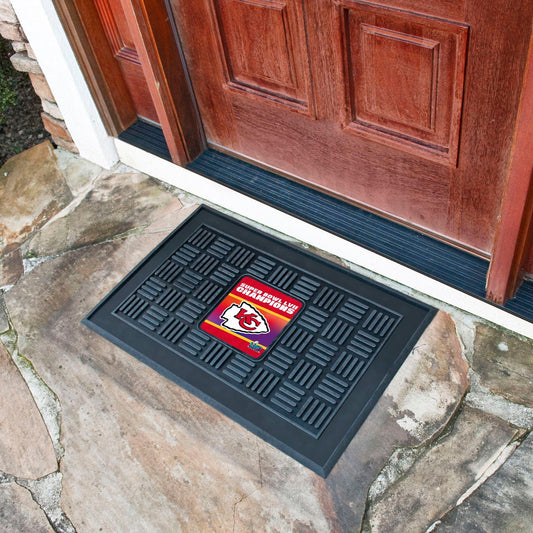 Kansas City Chiefs Super Bowl LVII Medallion Door Mat - Kansas City Chiefs