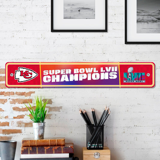 Kansas City Chiefs Super Bowl LVII Street Sign - Kansas City Chiefs