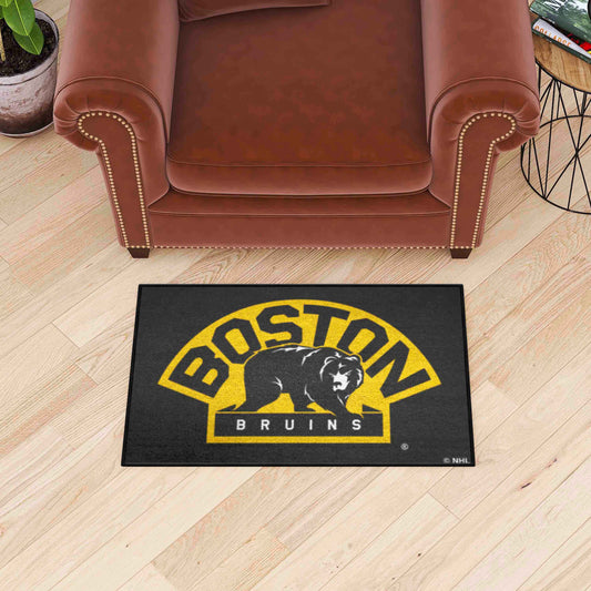 Boston Bruins Starter Mat Accent Rug - 19in. x 30in. - Boston Bruins