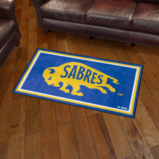 Buffalo Sabres 3ft. x 5ft. Plush Area Rug - Buffalo Sabres