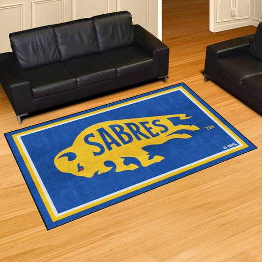 Buffalo Sabres 5ft. x 8 ft. Plush Area Rug - Buffalo Sabres