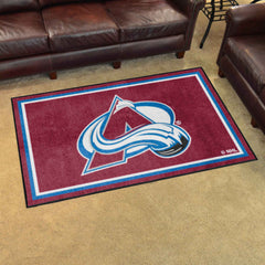 Colorado Avalanche 4ft. x 6ft. Plush Area Rug - Colorado Avalanche