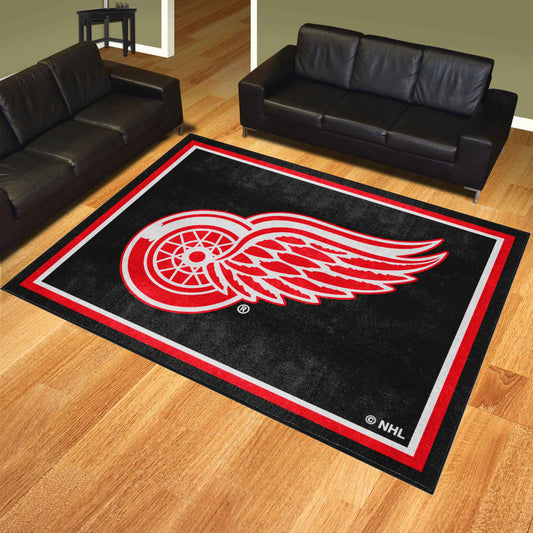 Detroit Red Wings 8ft. x 10 ft. Plush Area Rug - Detroit Red Wings
