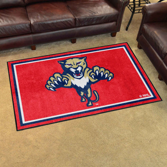 Florida Panthers 4ft. x 6ft. Plush Area Rug - Florida Panthers