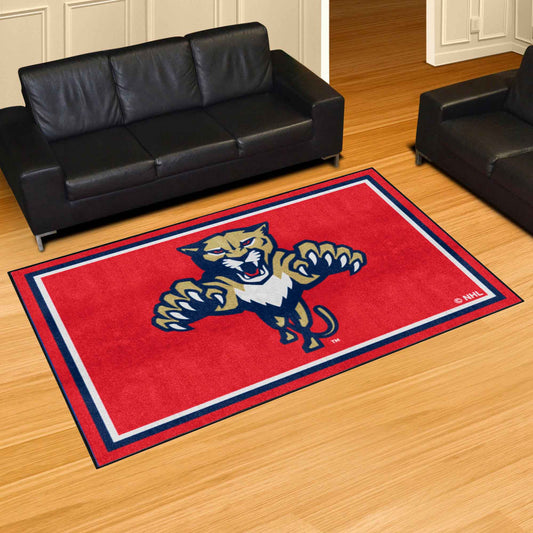 Florida Panthers 5ft. x 8 ft. Plush Area Rug - Florida Panthers