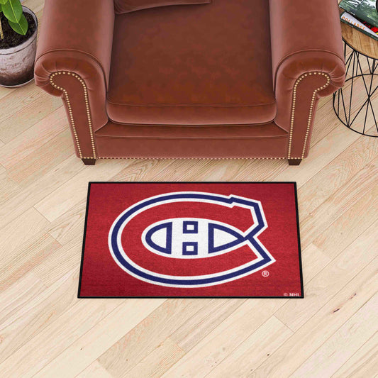 Montreal Canadiens Starter Mat Accent Rug - 19in. x 30in. - Montreal Canadiens