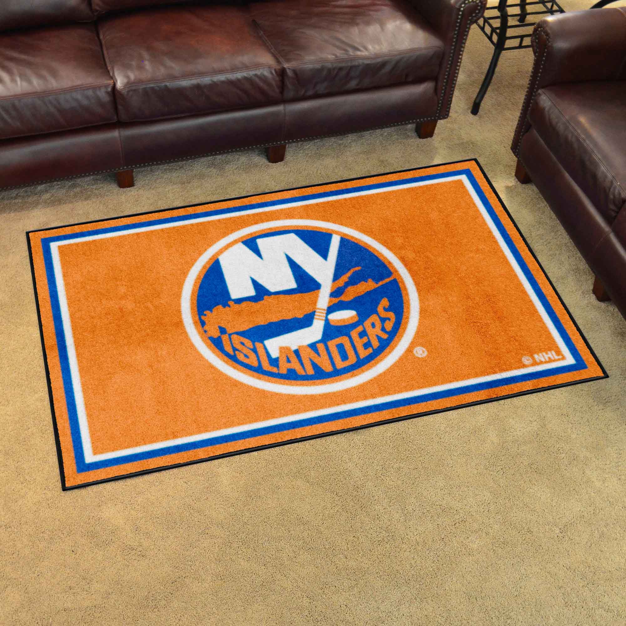 New York Islanders 4ft. x 6ft. Plush Area Rug - New York Islanders