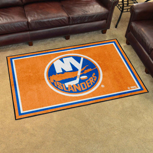 New York Islanders 4ft. x 6ft. Plush Area Rug - New York Islanders