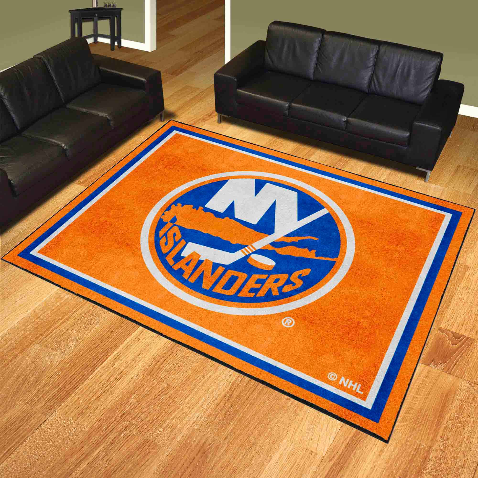 New York Islanders 8ft. x 10 ft. Plush Area Rug - New York Islanders