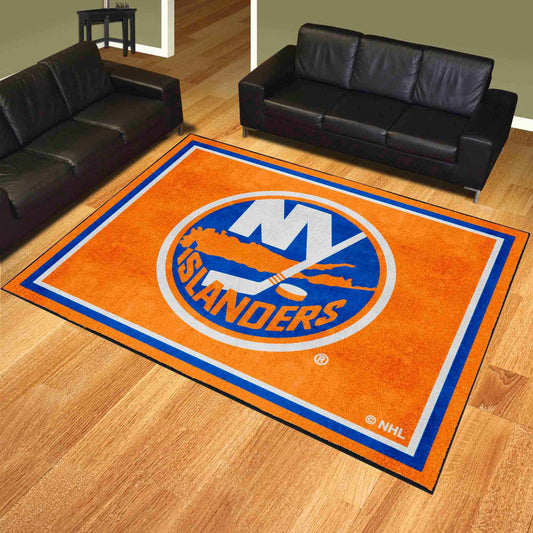 New York Islanders 8ft. x 10 ft. Plush Area Rug - New York Islanders