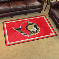 Ottawa Senators 4ft. x 6ft. Plush Area Rug - Ottawa Senators