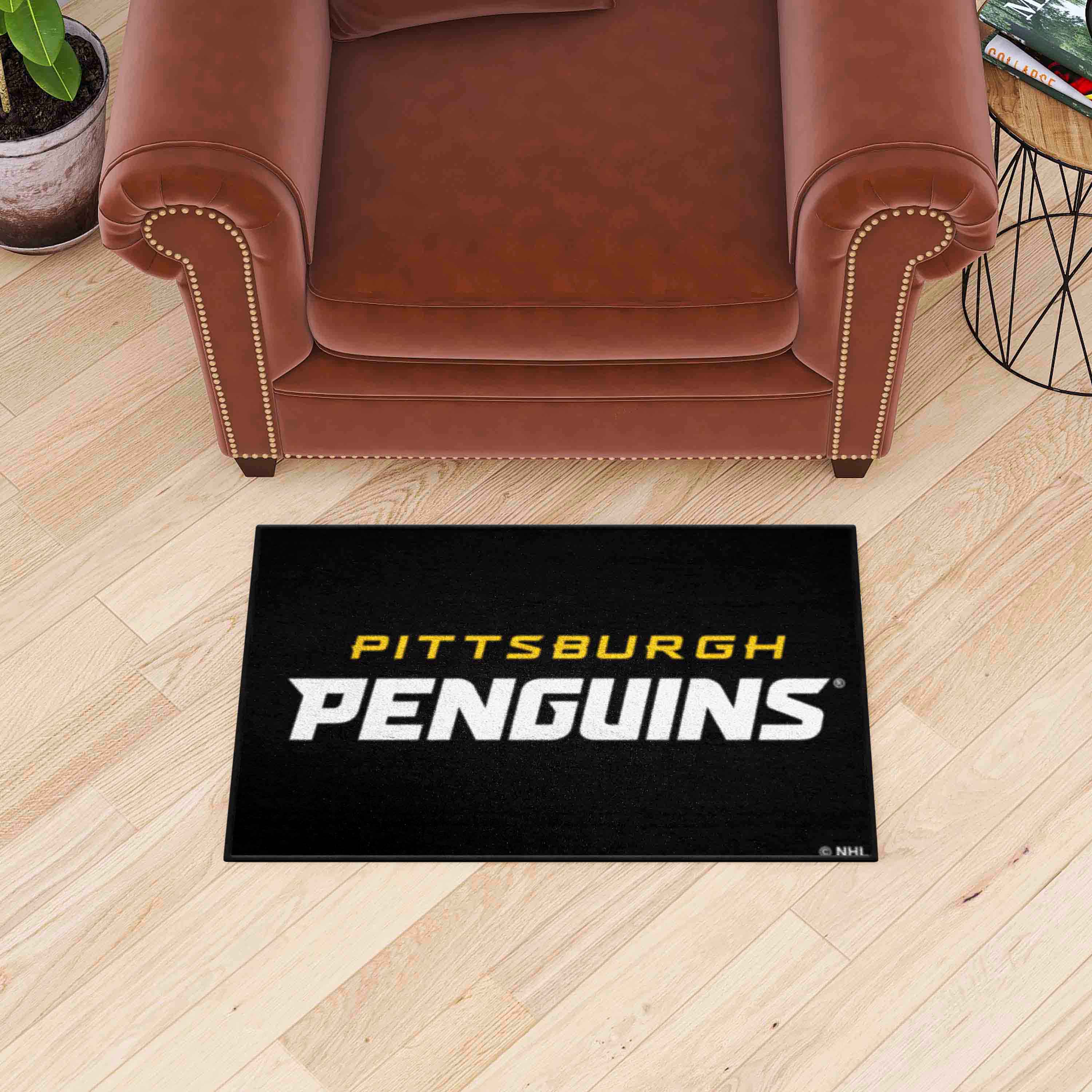 Pittsburgh Penguins Starter Mat Accent Rug - 19in. x 30in. - Pittsburgh Penguins