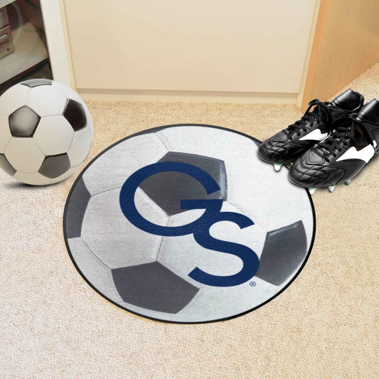 Georgia Southern Eagles Soccer Ball Rug - 27in. Diameter - Georgia Southern