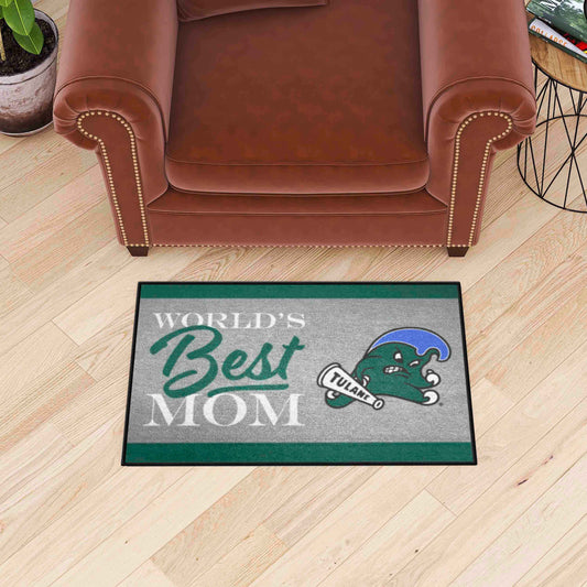 Tulane Green Wave Starter Mat Accent Rug - 19in. x 30in.